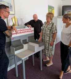 Besuch der Landrätin anlässlich des 35jährigen Firmenjubliläums