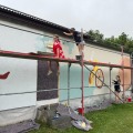 KTW unterstützt Projektwoche an Berlstedter Gymnasium 2026 - Fassade künstlerisch