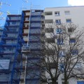 Fassade Gerüst KTW Banner (Uhlandstr. 103, Wilhelmsaue 21-23, Berlinerstr. 138)