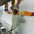 KTW unterstützt Projektwoche an Berlstedter Gymnasium 2026 - Fassade künstlerisch