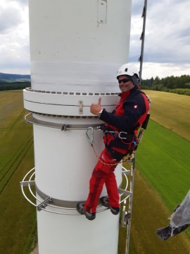 Sanierung der Windenergieanlage im Windpark Heidersdorf