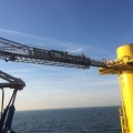 Offshore Windpark Nordsee One - Turm mit Gangway